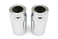 HARLEY Chrome Fork Slider Cover Set Fits 2014-UP FLT,