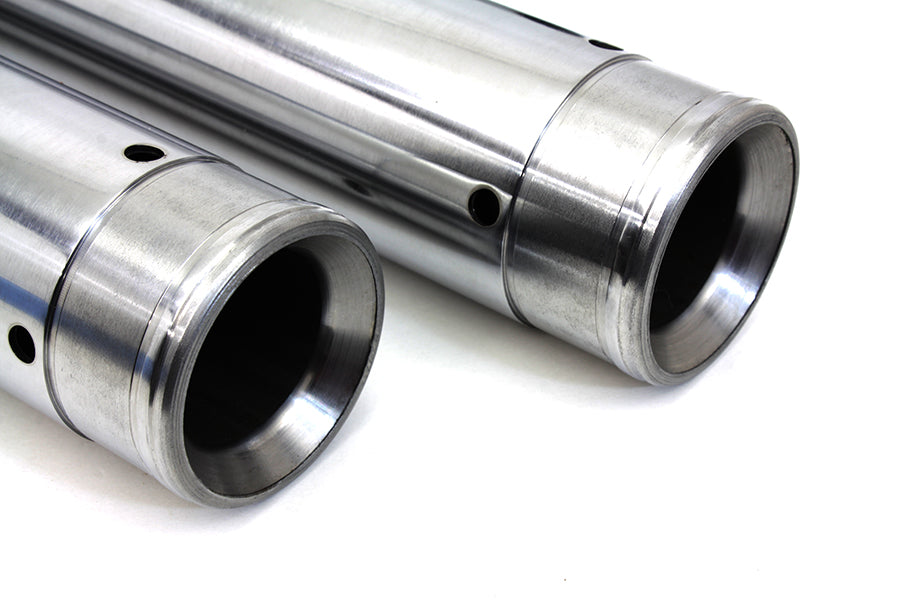 HARLEY Hard Chrome 49mm Fork Tube Set 27-1/2 inch Total Length Fits 2006-2017 FXD, stock 2006-2017 F