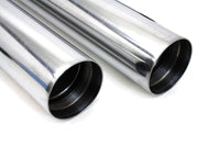 HARLEY Hard Chrome 49mm Fork Tube Set 27-1/2 inch Total Length Fits 2006-2017 FXD, stock 2006-2017 F