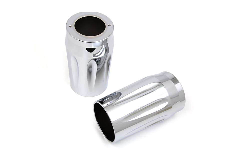 HARLEY Chrome Fork Slider Cover Set Fits 2014-UP FLT,