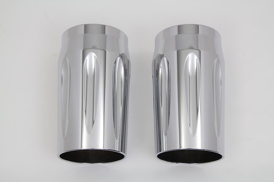 HARLEY Chrome Fork Slider Cover Set Fits 2014-UP FLT,
