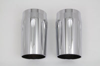 HARLEY Chrome Fork Slider Cover Set Fits 2014-UP FLT,