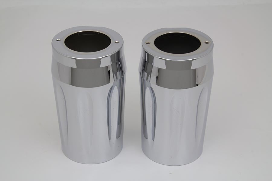 HARLEY Chrome Fork Slider Cover Set Fits 2014-UP FLT,