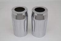HARLEY Chrome Fork Slider Cover Set Fits 2014-UP FLT,