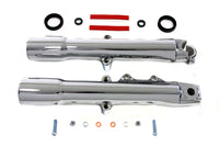 HARLEY 41mm Chrome Fork Slider Set Fits 2007-2017 FLST,   2007-2017 FLSTC,   2007-2017 FLSTN,   2008