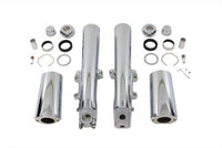 HARLEY Chrome Fork Dress Up Kit Fits 2000-2007 FLHR,   2000-2007 FLT,   2000-2007 FLHT,