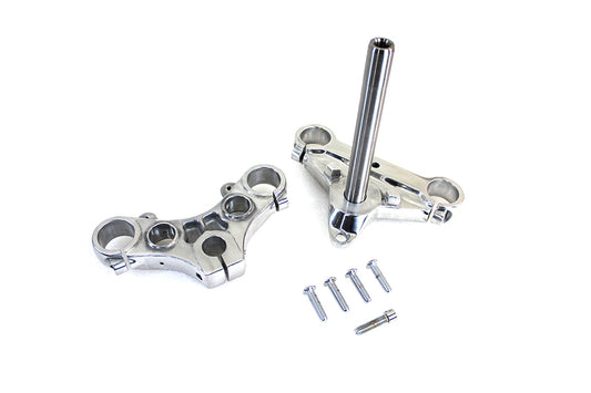 HARLEY Triple Tree Set Polished Fits 1988-2003 XL,