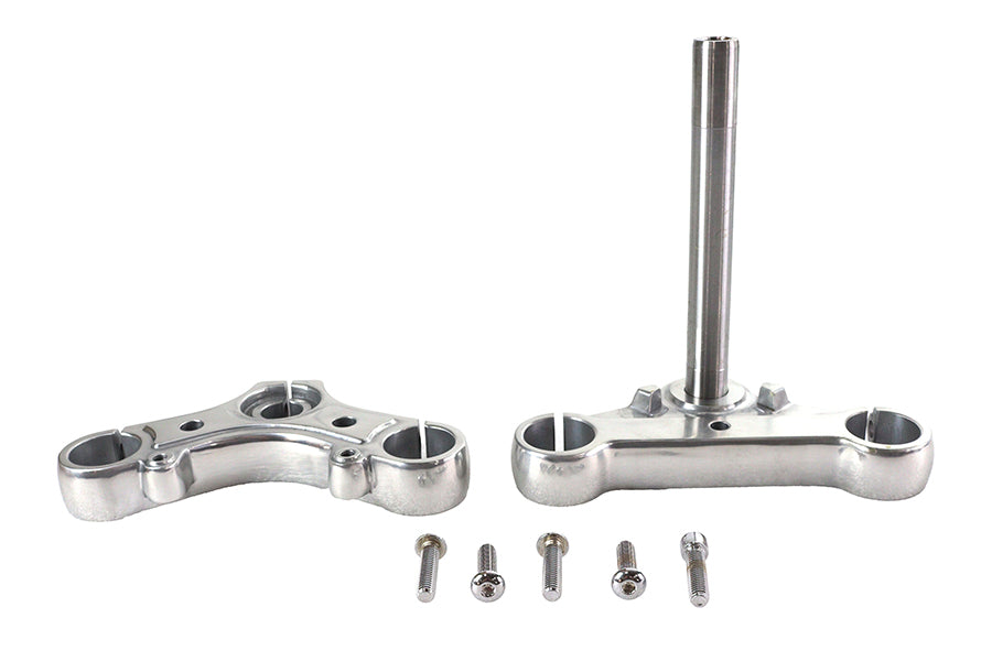 HARLEY Replica Triple Tree Set Polished Fits 2004-2013 XL,