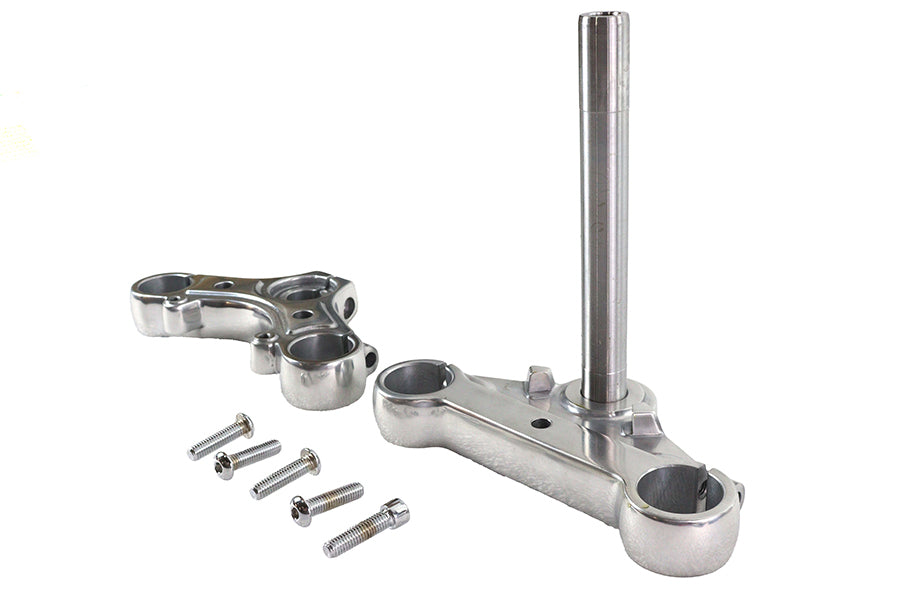 HARLEY Replica Triple Tree Set Polished Fits 2004-2013 XL,