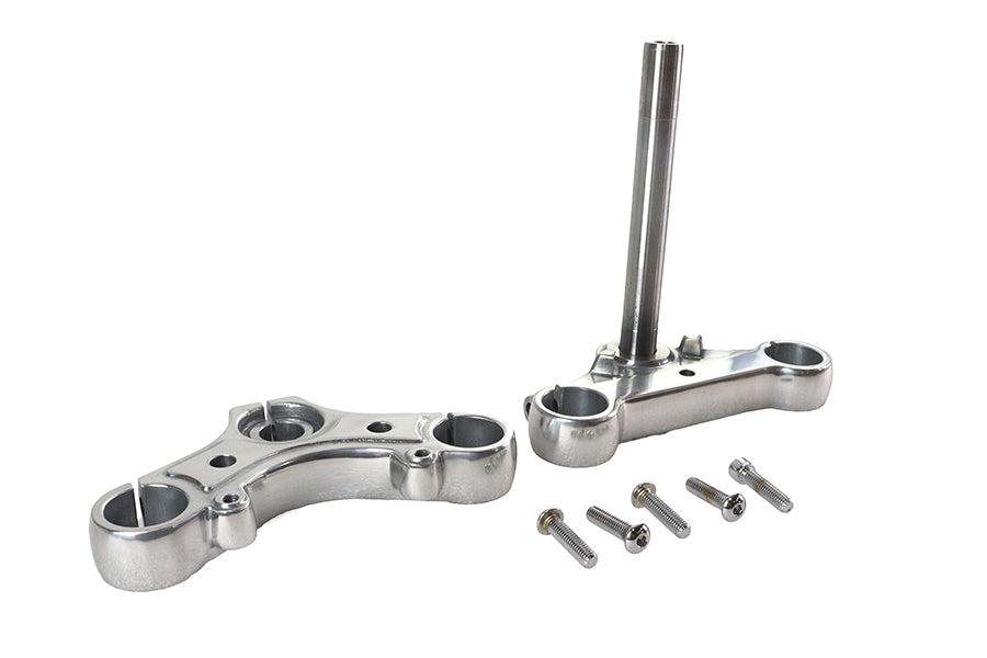 HARLEY Replica Triple Tree Set Polished Fits 2004-2013 XL,