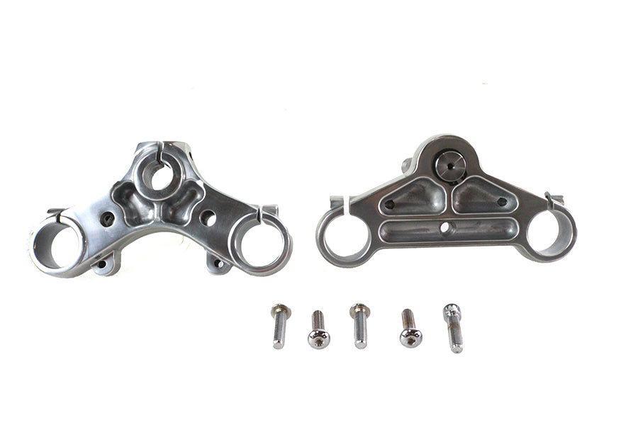HARLEY Replica Triple Tree Set Polished Fits 2004-2013 XL,