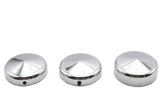 HARLEY 39mm Fork Cap Set Pointed Style Fits 1988-2013 XL,   1988-1994 FXR,   1995-2005 FXD,