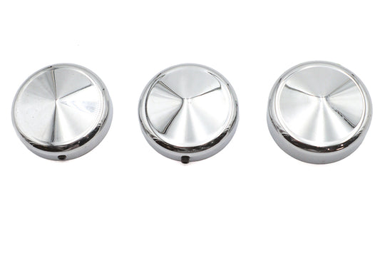 HARLEY 39mm Fork Cap Set Pointed Style Fits 1988-2013 XL,   1988-1994 FXR,   1995-2005 FXD,