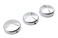 HARLEY 39mm Fork Cap Set Pointed Style Fits 1988-2013 XL,   1988-1994 FXR,   1995-2005 FXD,
