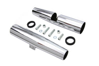 HARLEY Chrome 39mm Fork Shrouds Fits 1986-2003 XL,