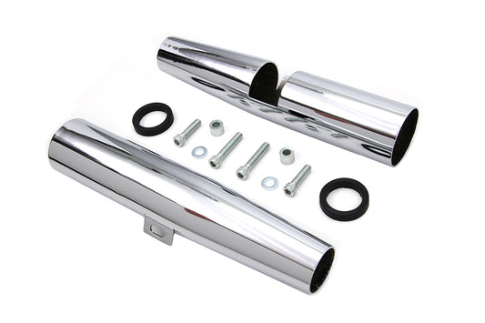 HARLEY Chrome 39mm Fork Shrouds Fits 1986-2003 XL,