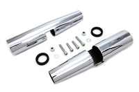 HARLEY Chrome 39mm Fork Shrouds Fits 1986-2003 XL,