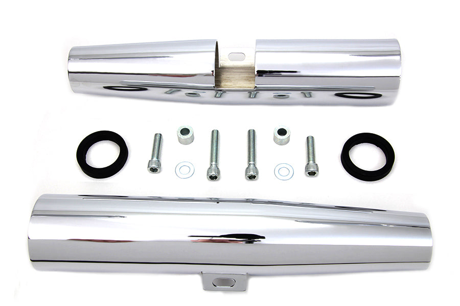 HARLEY Chrome 39mm Fork Shrouds Fits 1986-2003 XL,