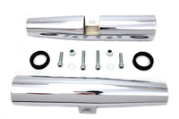 HARLEY Chrome 39mm Fork Shrouds Fits 1986-2003 XL,