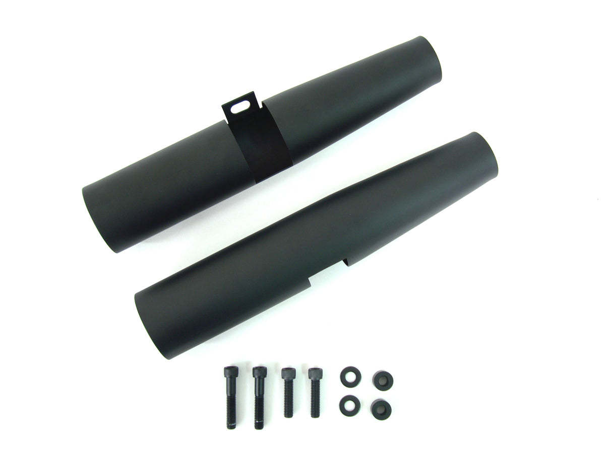 HARLEY Black 39mm Fork Shrouds Fits 1986-2003 XL,