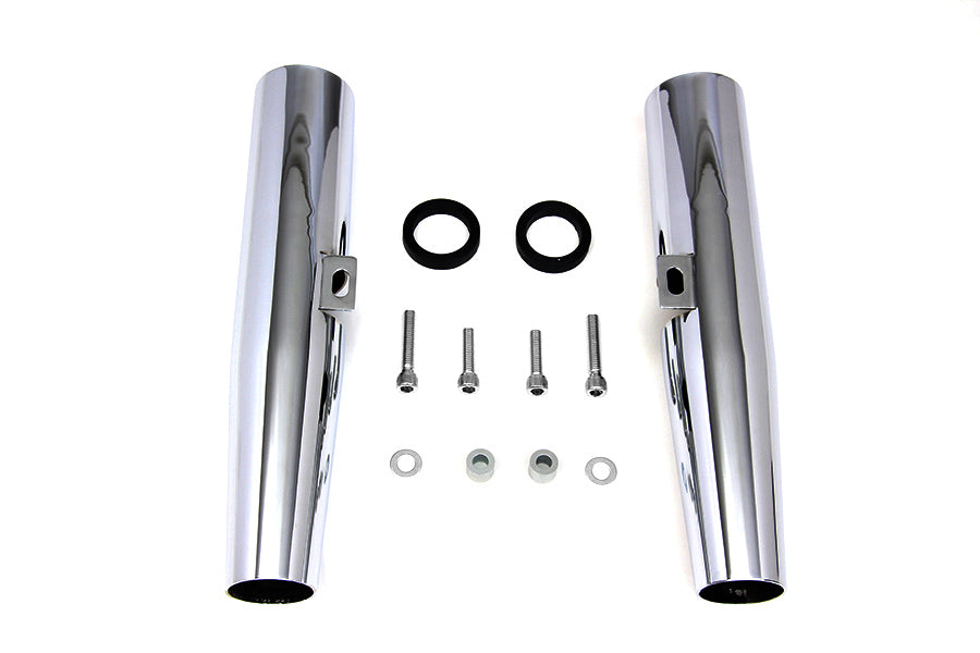 HARLEY Chrome 39mm Fork Shrouds Fits 2004-UP XL,