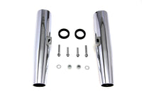 HARLEY Chrome 39mm Fork Shrouds Fits 2004-UP XL,