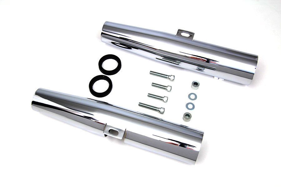 HARLEY Chrome 39mm Fork Shrouds Fits 2004-UP XL,