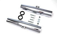 HARLEY Chrome 39mm Fork Shrouds Fits 2004-UP XL,