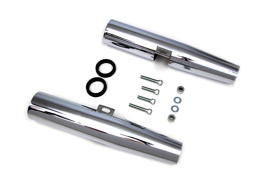 HARLEY Chrome 39mm Fork Shrouds Fits 2004-UP XL,