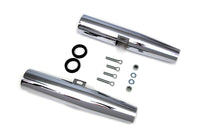 HARLEY Chrome 39mm Fork Shrouds Fits 2004-UP XL,