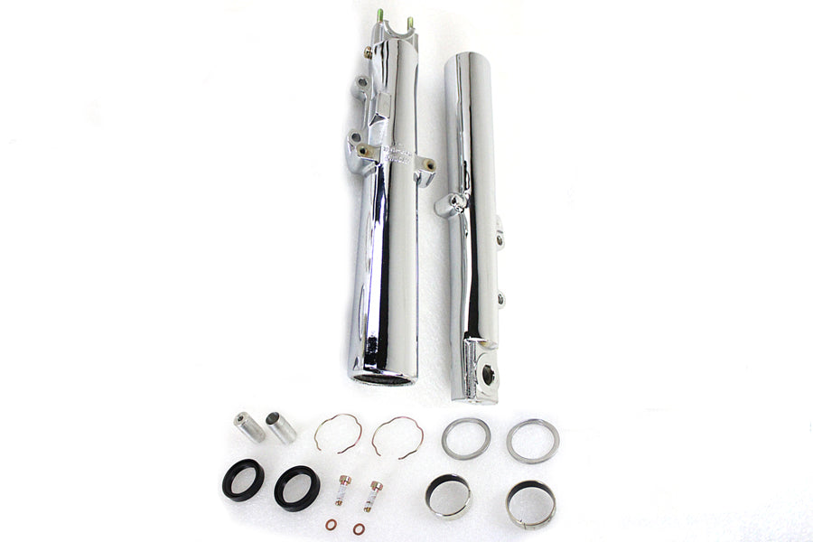 HARLEY Chrome Fork Dress Up Kit Fits 2008-2013 FLHR,   2008-2013 FLT,   2008-2013 FLHT,
