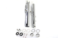HARLEY Chrome Fork Dress Up Kit Fits 2008-2013 FLHR,   2008-2013 FLT,   2008-2013 FLHT,