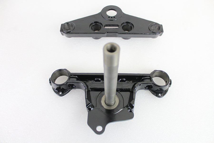 HARLEY Black Triple Tree Set Fits 1960-1972 FL,   1973-1984 FLH,