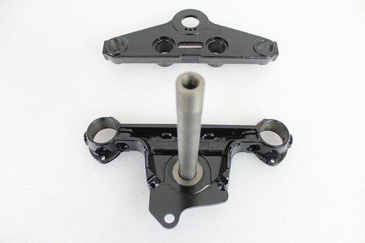 HARLEY Black Triple Tree Set Fits 1960-1972 FL,   1973-1984 FLH,