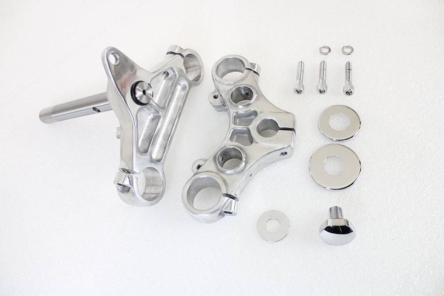 HARLEY FXR 39mm Triple Tree Set Polished Fits 1988-1994 FXR,   1988-2003 XL,
