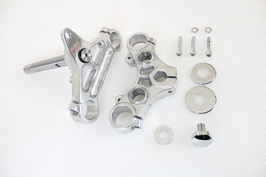 HARLEY FXR 39mm Triple Tree Set Polished Fits 1988-1994 FXR,   1988-2003 XL,