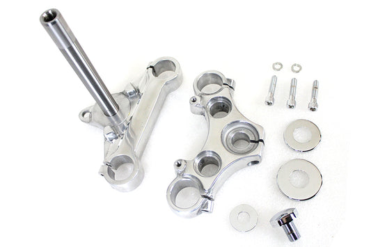 HARLEY FXR 39mm Triple Tree Set Polished Fits 1988-1994 FXR,   1988-2003 XL,