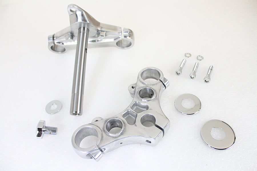 HARLEY FXR 39mm Triple Tree Set Polished Fits 1988-1994 FXR,   1988-2003 XL,