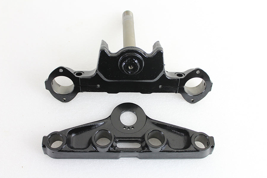 HARLEY Black Triple Tree Set Fits 1960-1968 FL,