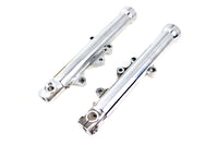 HARLEY 39mm Dual Disc Lower Leg Set Polished Fits 1988-1999 FXR,   1988-1999 XL,   1988-1999 FXD,