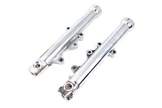 HARLEY 39mm Dual Disc Lower Leg Set Polished Fits 1988-1999 FXR,   1988-1999 XL,   1988-1999 FXD,