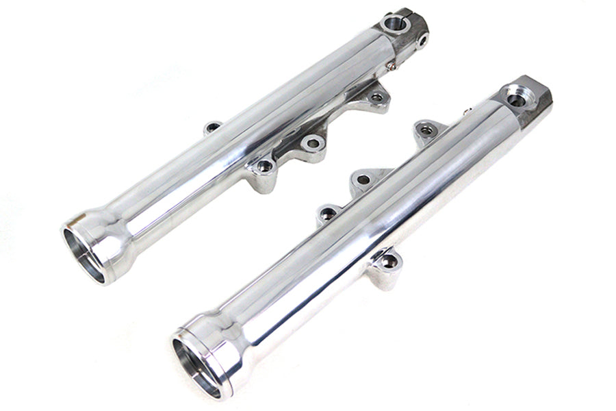 HARLEY 39mm Dual Disc Lower Leg Set Polished Fits 1988-1999 FXR,   1988-1999 XL,   1988-1999 FXD,