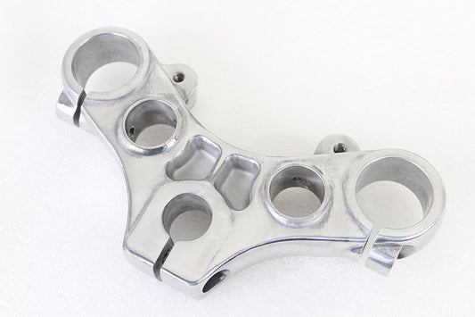 HARLEY Replica Top Triple Tree Polished fits 1988-2005 XL,   1988-1994 FXR,   1991-2005 FXD,