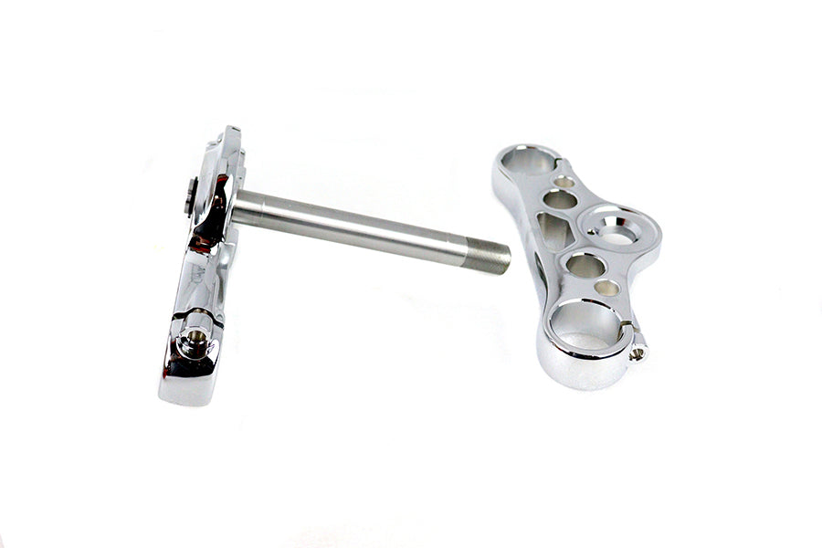 HARLEY FXD 49mm Triple Tree Set Chrome Fits 2006-2007 FXD,