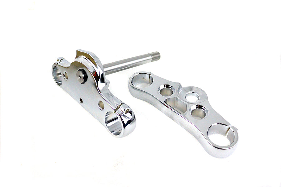 HARLEY FXD 49mm Triple Tree Set Chrome Fits 2006-2007 FXD,