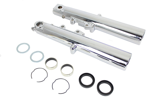 HARLEY Chrome Lower Fork Slider Set Fits 2000-2013 FLT,