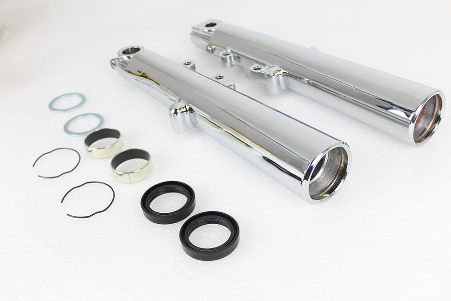 HARLEY Chrome Lower Fork Slider Set Fits 2000-2013 FLT,