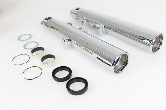 HARLEY Chrome Lower Fork Slider Set Fits 2000-2013 FLT,