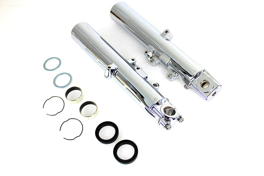 HARLEY Chrome Lower Fork Slider Set Fits 2000-2013 FLT,