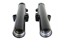 HARLEY Black 49mm Lower Fork Slider Set Fits 2014-UP FLT,   2014-UP FLTR,   2014-UP FLHX,   2014-UP
